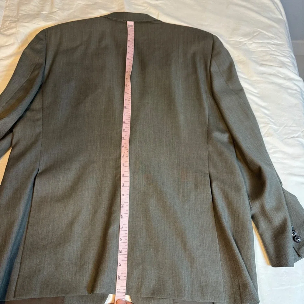 Hickey Freeman Mens 44R Blazer Jacket 100% Worsted Wool USA